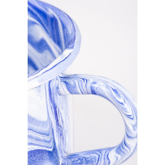 Hand Painted 8 oz Enamel Mug Set of 4