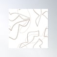 thumbnail image 1 of Hand Painted Abstract Line Art Modern Seamless Pattern In Neutral Tones Poster Wall Art, Modern Wall Decor For Living Room Bedroom, 12x18 UNFRAMED, 1 of 3