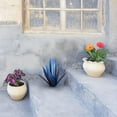 thumbnail image 1 of Hand-Painted Blue Accent Metal Agave Plant Sculpture for Indoor or Outdoor Garden Decor, 1 of 3