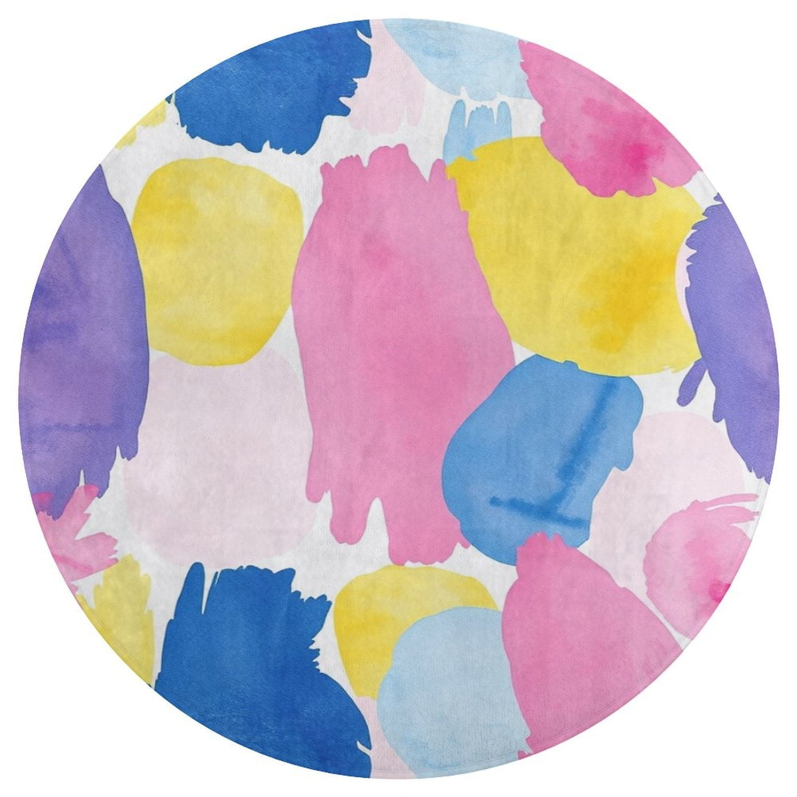 Hand Painted Brush Stroke Seamless Watercolor Pattern. Abstract ...