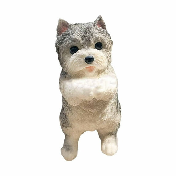 Hand Painted Cat Squishy ToysLarge Cute Ultra Soft Kitty Squeeze Fidget Toys for Stress Relief,Kawaii Squishies Sticky Animal Toys for All(Grey,7.8 Inch)