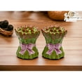 thumbnail image 1 of Hand Painted Ceramic Asparagus Salt and Pepper Shakers, 1 of 3