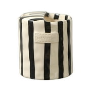 Hand-Painted Ceramic Coffee Mug, Retro Striped Pottery Cup , Heat-Resistant Non-Slip Handmade To Go Mug for Coffee Tea Latte Hot Cold Drinks, Unique Gift for Coffee Lovers Home Office
