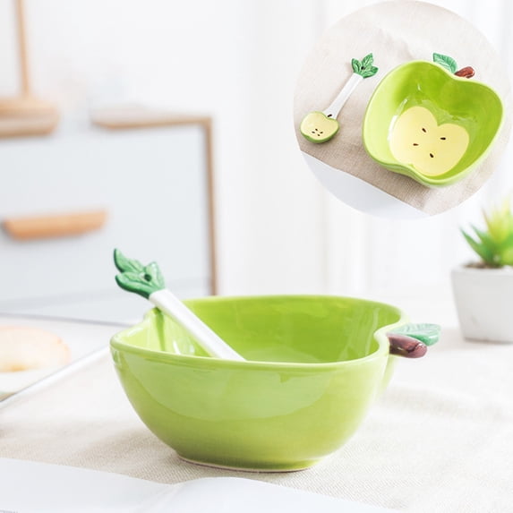 Hand Painted Ceramic Fruit Bowl Set Versatile Serving Dish for Snacks Dessert Yogurt Home Tableware