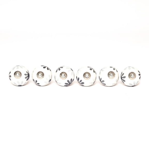 Hand-Painted Ceramic Knobs Unique Artisan Craft for Furniture