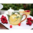 thumbnail image 1 of Hand Painted Ceramic Lemon Teapot 12oz 7in, 1 of 3