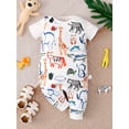 thumbnail image 1 of Hand-Painted Cute Animal Pattern Short-Sleeved For Baby Boy, 1 of 5