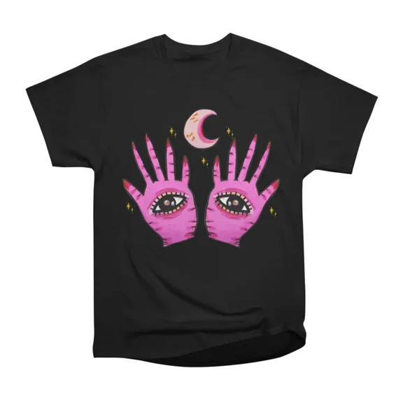 Hand Painted Gouache Creepy Pinky Hands T-Shirt Tee Gift For Him Merch For Her Apparel For
