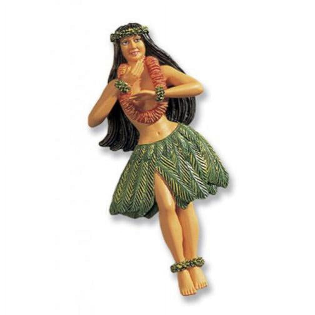 Hand-Painted Magnet, Hula Girl