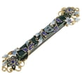 thumbnail image 1 of Hand Painted Mezuzah With Scroll For Door, Exquisite Enamel Alloy Mezuzah With Crystal Accents, Premium Solid Metal Jewish Door Decoration, Religious Gift For Home & Jewish, 1 of 5