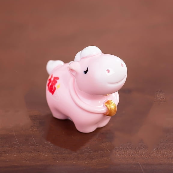 Hand Painted Mini Resin Horse Figurine, Cute Small Animal Statue for Car Dashboard Desk Shelf Decor, Collectible Ornament for Home Office and Vehicle