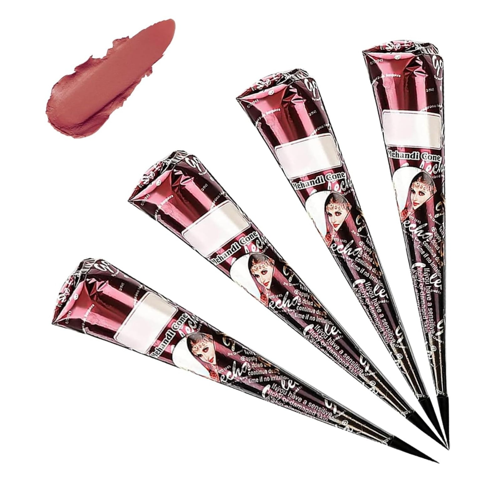 Hand Painted No Piercing Hot Water Washable Long Lasting Juice Painting