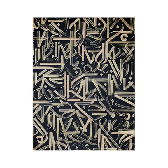 Hand Painted Oil Painting Original Art Geometric Pattern Living Room Entrance Decoration Painting Abstract Modern Wall Art Decor