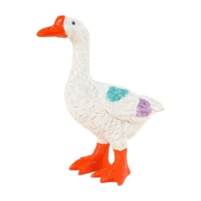Hand-Painted Resin Pelican Key Holder Figurine with Beak Hook Entryway Tabletop Decor Large Size Organizer Statue