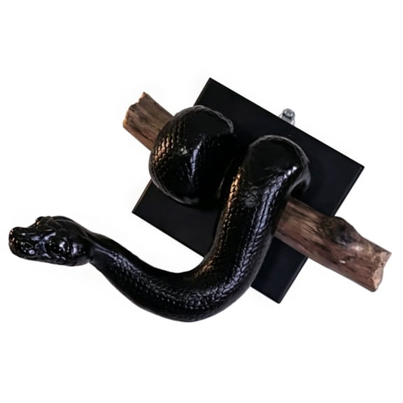 Hand Painted Resin Snake Sculpture Realistic Snake Statue Decoration For Living Room Bedroom Wall Display