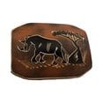 thumbnail image 1 of Hand Painted Rhino Soap Stone Keepsake Box Brown, 1 of 2