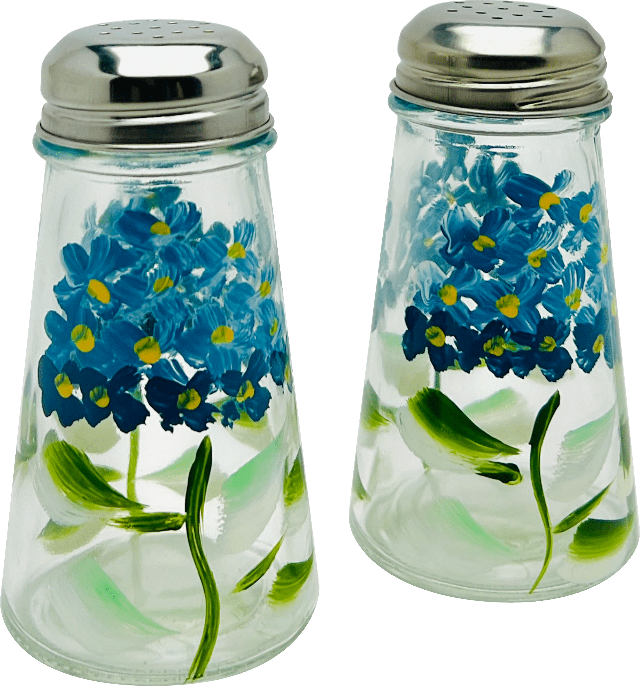 salt & pepper shakers set blue's