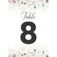 thumbnail image 1 of Hand Painted Wave 1-100 Wedding Table Number Cardss Double Sided Paper Cardss For Reception Events Parties Baby Shower Birthday 4x6 Inch, 1 of 3