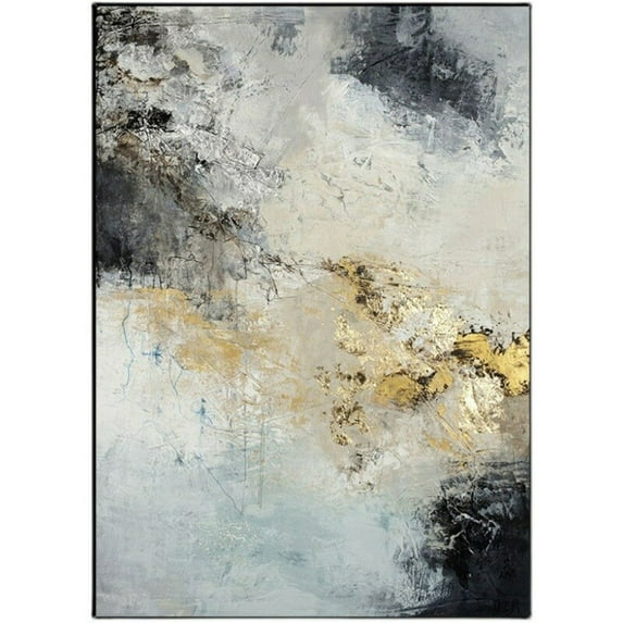 Hand Painting Canvas Painting Wabi Sabi Abstract Wall Art Earth Tone Abstract Neutral Wall Decor Boho Textured Minimalist Work