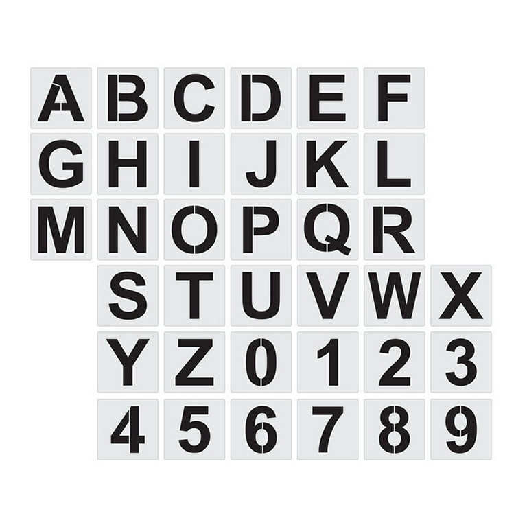 Hand Painting Template 36 Pcs Alphabet Templates Letter Stencils Number The Pet Child White - Walmart.com hand-painting-template-36-pcs-alphabet-templates-letter-stencils-number-the-pet-child-white-walmart-com