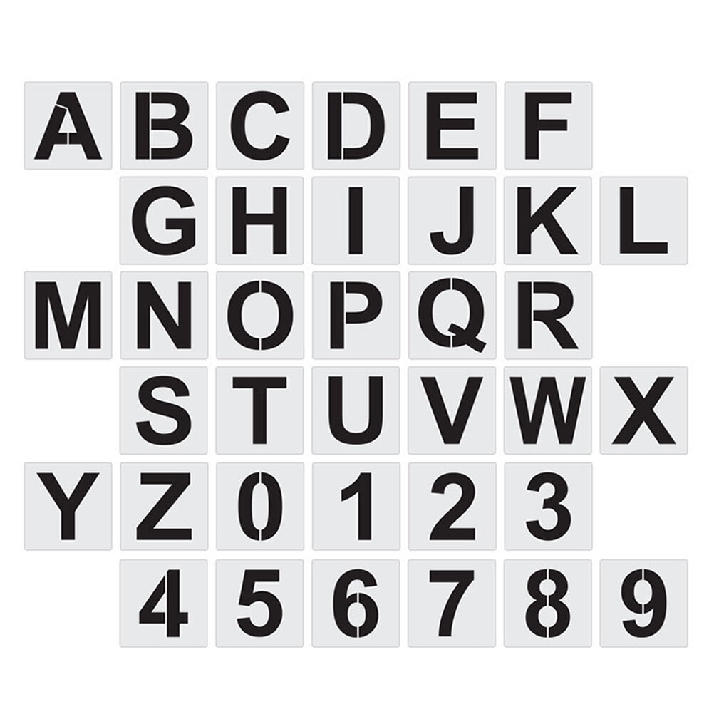 Hand Painting Template Letter Number Stencil Small Alphabet Stencils Plastic Reusable Templates Child 36 Pcs - Walmart.com hand-painting-template-letter-number-stencil-small-alphabet-stencils-plastic-reusable-templates-child-36-pcs-walmart-com
