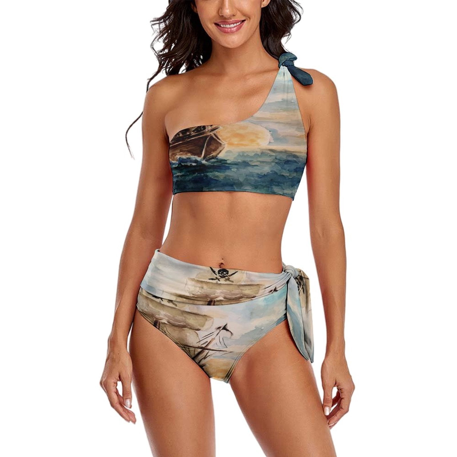 Pirate Two Piece Swim Suit main image 1