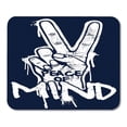 thumbnail image 1 of Hand Peace Sign Hipster Creative Grafitti Love Victory Spray Idea Mousepad Mouse Pad Mouse Mat 9x10 inch, 1 of 3