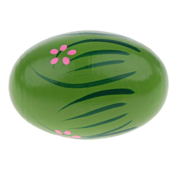 Hand Percussion Drum Sand Maracas Bell Various Choice for kids - Green, as described