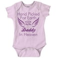 thumbnail image 1 of Hand Picked By Daddy in Heaven Romper Boys or Girls Infant Baby Brisco Brands 12M, 1 of 6