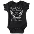 thumbnail image 1 of Hand Picked By Daddy in Heaven Romper Boys or Girls Infant Baby Brisco Brands 12M, 1 of 6