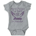 thumbnail image 1 of Hand Picked By Daddy in Heaven Romper Boys or Girls Infant Baby Brisco Brands 6M, 1 of 6