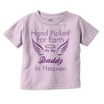 thumbnail image 1 of Hand Picked By Daddy in Heaven Toddler Boy Girl T Shirt Infant Toddler Brisco Brands 5T, 1 of 6