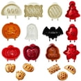 thumbnail image 1 of Hand Pie Molds for Fall Baking - 1 PCS Dough Presser Mini Pocket Pie Molds Pumpkin Shapes One Press Hand Pie Maker, 1 of 8