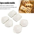 thumbnail image 1 of Hand Pie Press, Easy Use Circle Shape Classic Mini Hand Pie Molds Food Grade ABS Multiple Applications for Pastries for Baking, 1 of 5