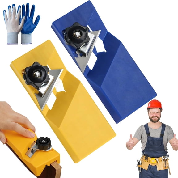 Hand Plane Gypsum Board Cutting Tool - 45/60/90 Degree Adjustable Drywall Cutting Tool, Ergonomic Plasterboard Edge Trimming and Chamfering Tool for Woodworking and DIY (Mix)