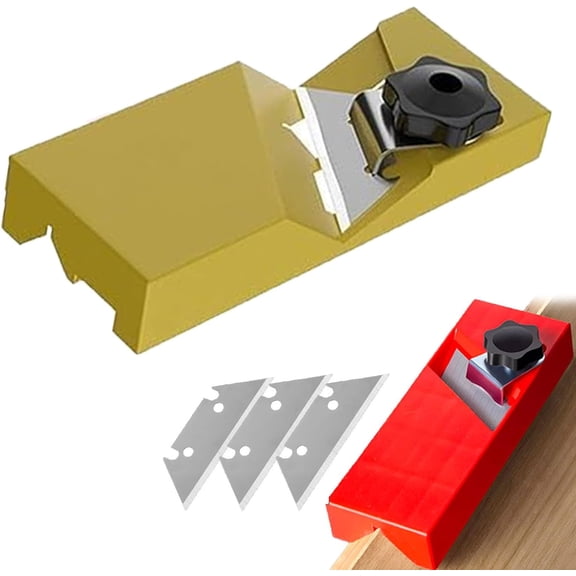 Hand Plane Gypsum Board Cutting Tool, Plasterboard Edge Fast Cutter, Portable Precise Hand Plane for Plasterboard, 45°/90° Chamfering Planing Deburring Tool Cutting for Plasterboard (Yellow)
