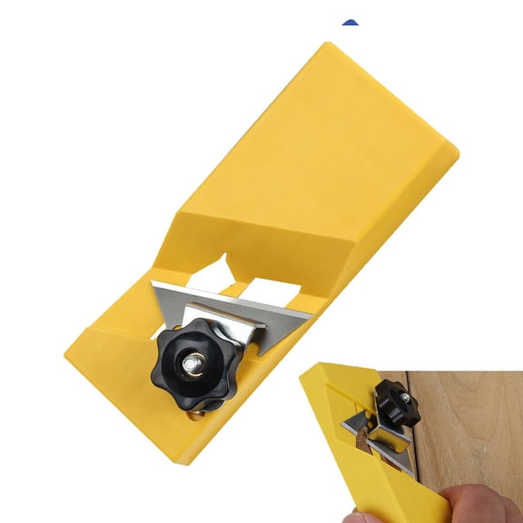 Hand Plane Gypsum Board Cutting Tool, Plasterboard Trimming Tool with Adjustable 45°/60° Angles, Portable Edge Deburring Tool for Drywall & Wood DIY