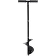 thumbnail image 1 of Hand Post Hole Digger Garden Auger Drill, T Shaped 4"*24" 7.9"*31" Garden Auger Spiral Drill Bit, for Deep Cultivating Seedlings Planting Trees (7.9"*31"), 1 of 10