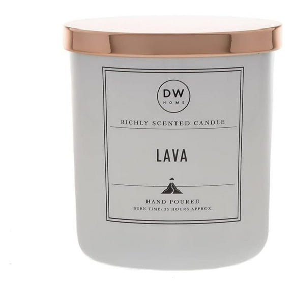 Hand Poured Richly Scented Lava Medium Single Wick Candle, 9.1 oz