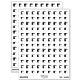 thumbnail image 1 of Hand Power Drill Craftsman Tool 200+ Round Stickers - White - Gloss Finish - 0.50" Size, 1 of 3