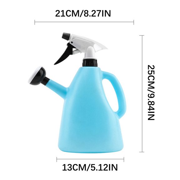 Hand-Press Dual-Purpose Watering Spray Bottle, Portable Gardening Hand Sprayer Can, Multifunctional Plastic Water Kettle For Potted Flower Watering, Humidifying And Fertilizer Spraying