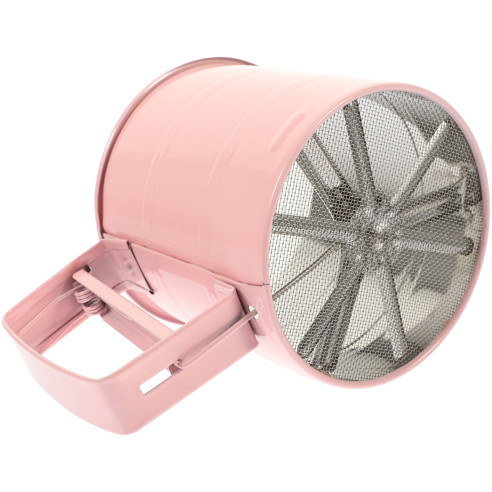 Hand Press Flour Sieve Strainer Small Sifter Baking Supplies Powder