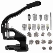 Hand Press Machine Set Suitable For Fabrics, Leather, Banners, And DIY Projects, Including 3 Sizes Of Rivet Molds 6mm, 8mm, 10mm