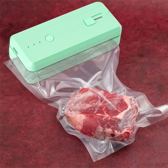 Hand Press Mini Food Sealer Portable Plastic Bag Sealer with Battery for Household Snacks