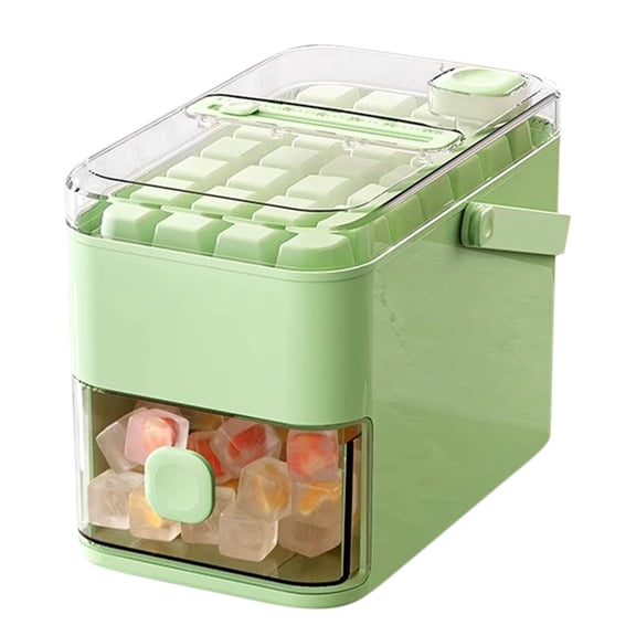 Hand Press Quick Freezing Ice Mold, One Key Demolding Labor Saving Compact Portable Design, Reusable Ice Making Container for outdoor picnic and daily summer ice production