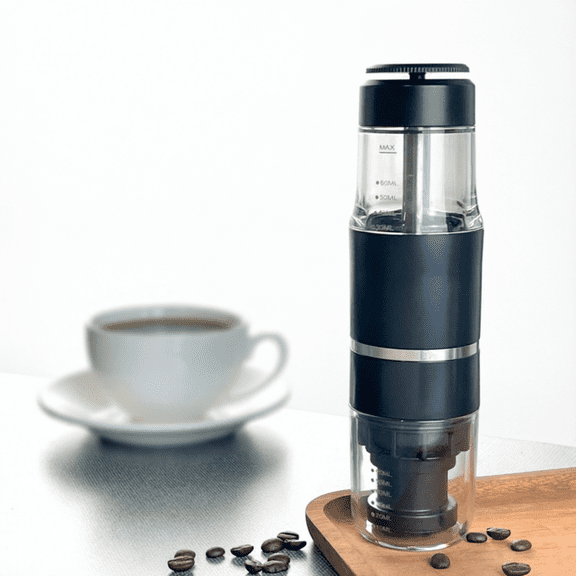 Hand-Pressed Coffee Maker Portable Espresso Maker Effortless Crema Honest Flavor for Daily Coffee Ritual