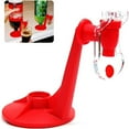 thumbnail image 1 of Hand Pressure Carbonated Beverage Maker Soda Machine Compact 16x10cm Refrigerator Safe Reusable for Tools/Office(Red),Hulucky, 1 of 9