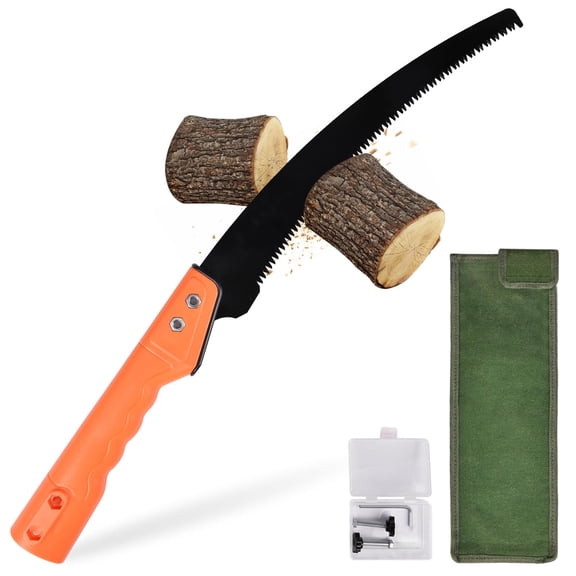 Hand Pruning Saws for Tree Trimming 15 Inches, Extension Pole Saw Attachment, Pole Pruner Head Gardening Tool