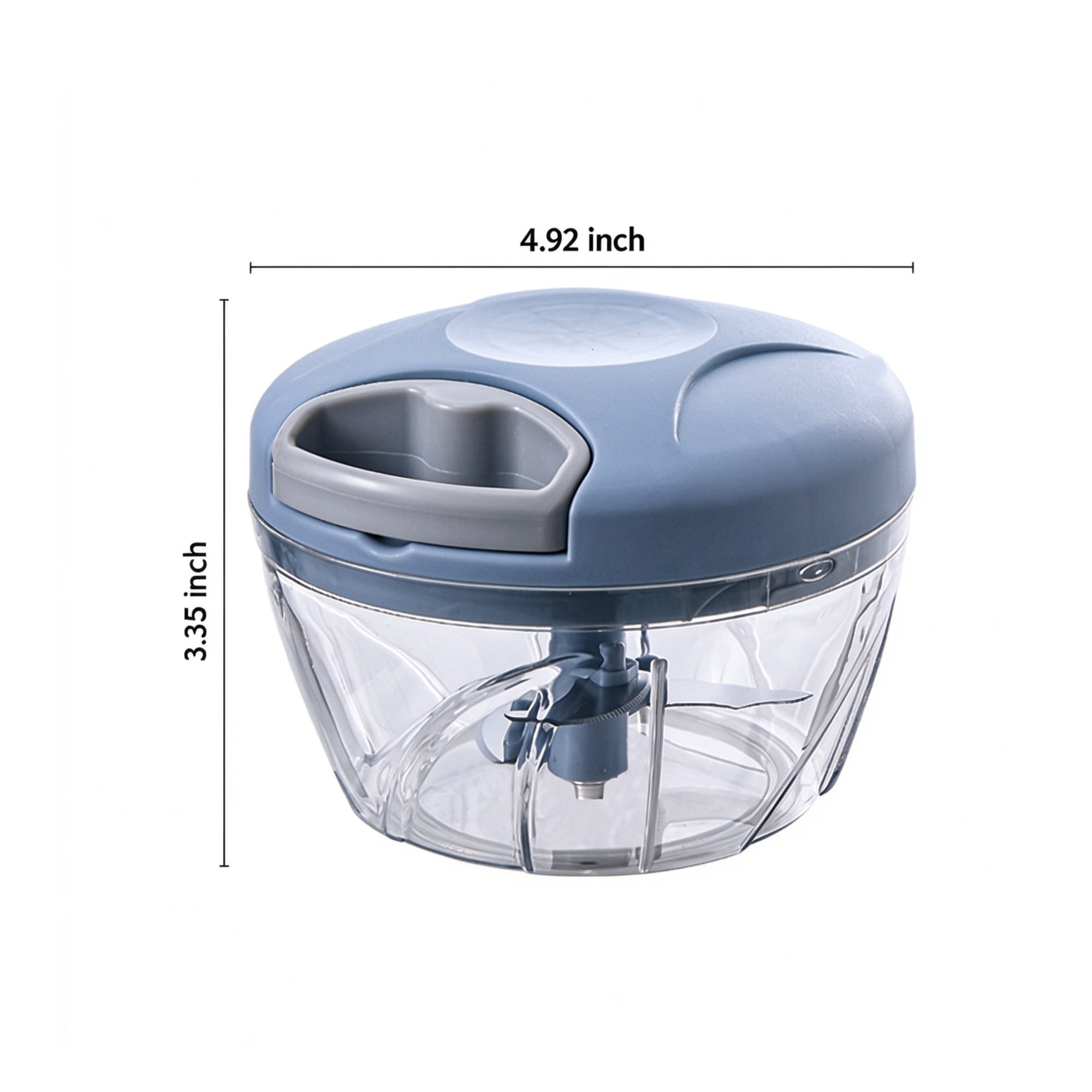 Hand Pull Food Processor, Manual String Pull Garlic & Meat Chopper ...