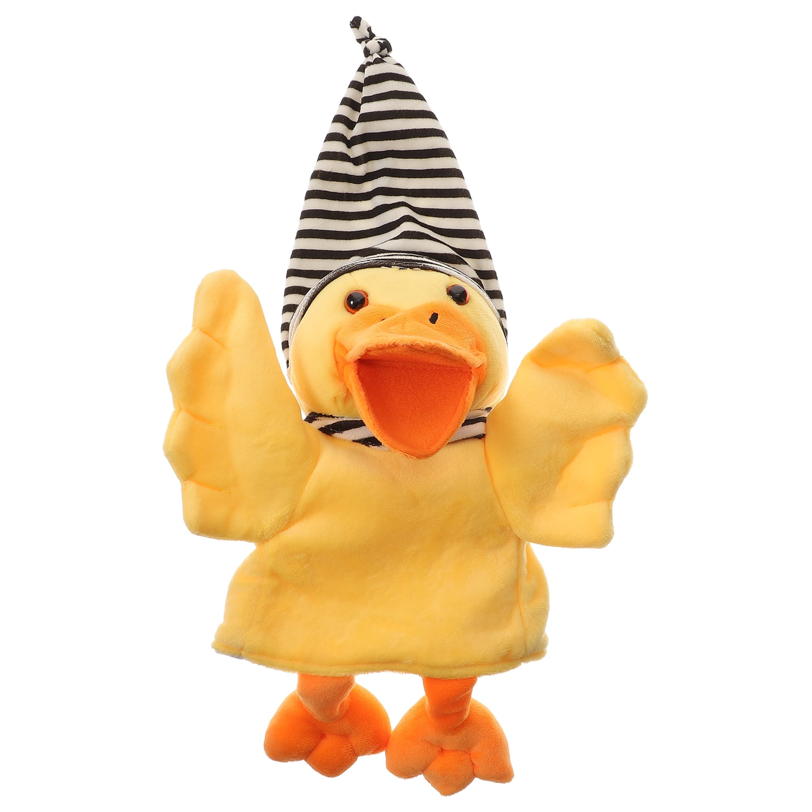 Hand Puppet Small Kids Mittens Hats Finger Puppet Black Puppet Plush